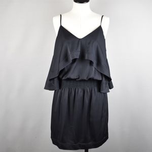 (TRINA TURK) Colusa Cold Shoulder Silk Mini Dress